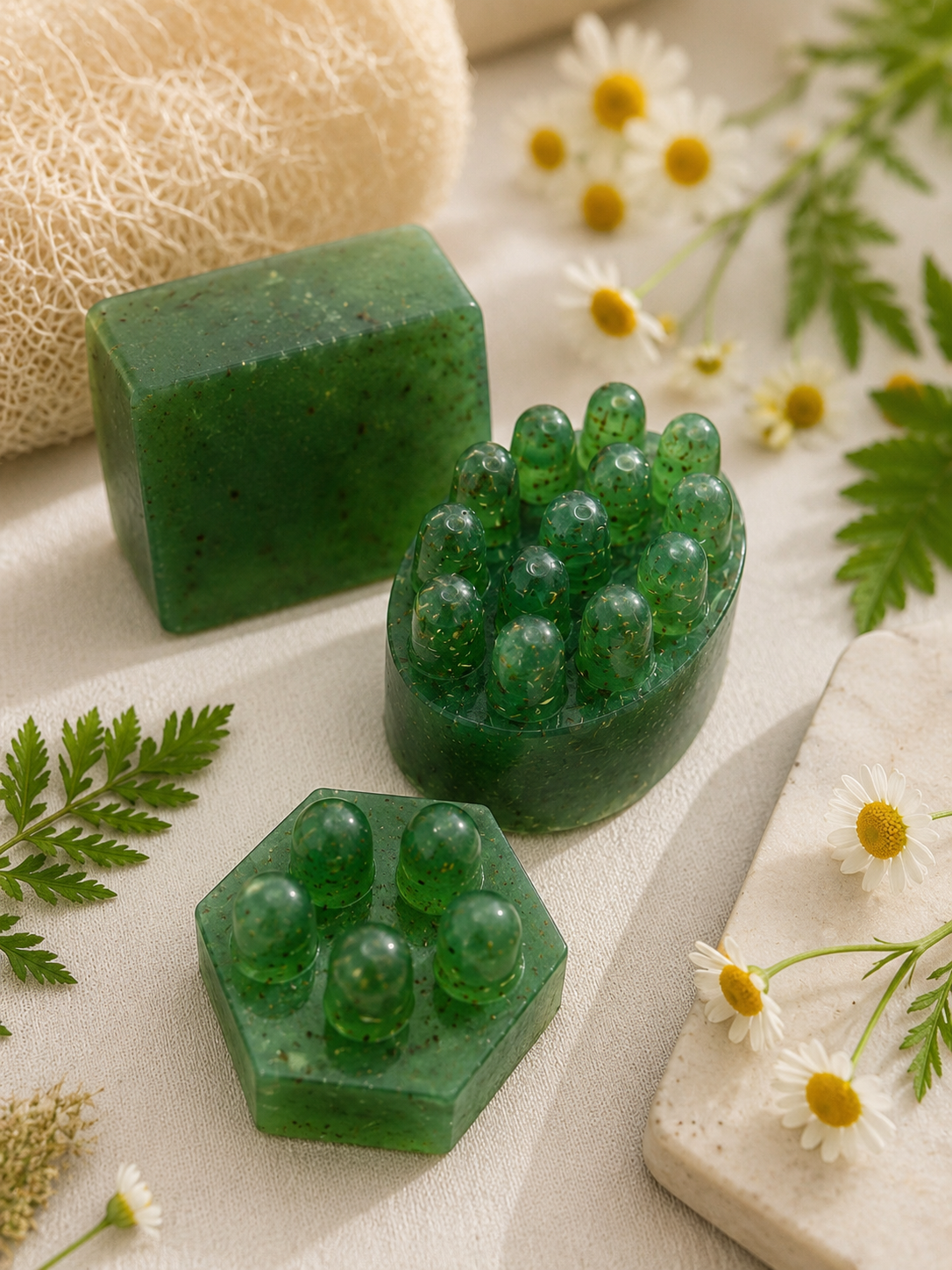 Chamomile & Aloe Loofah Soap
