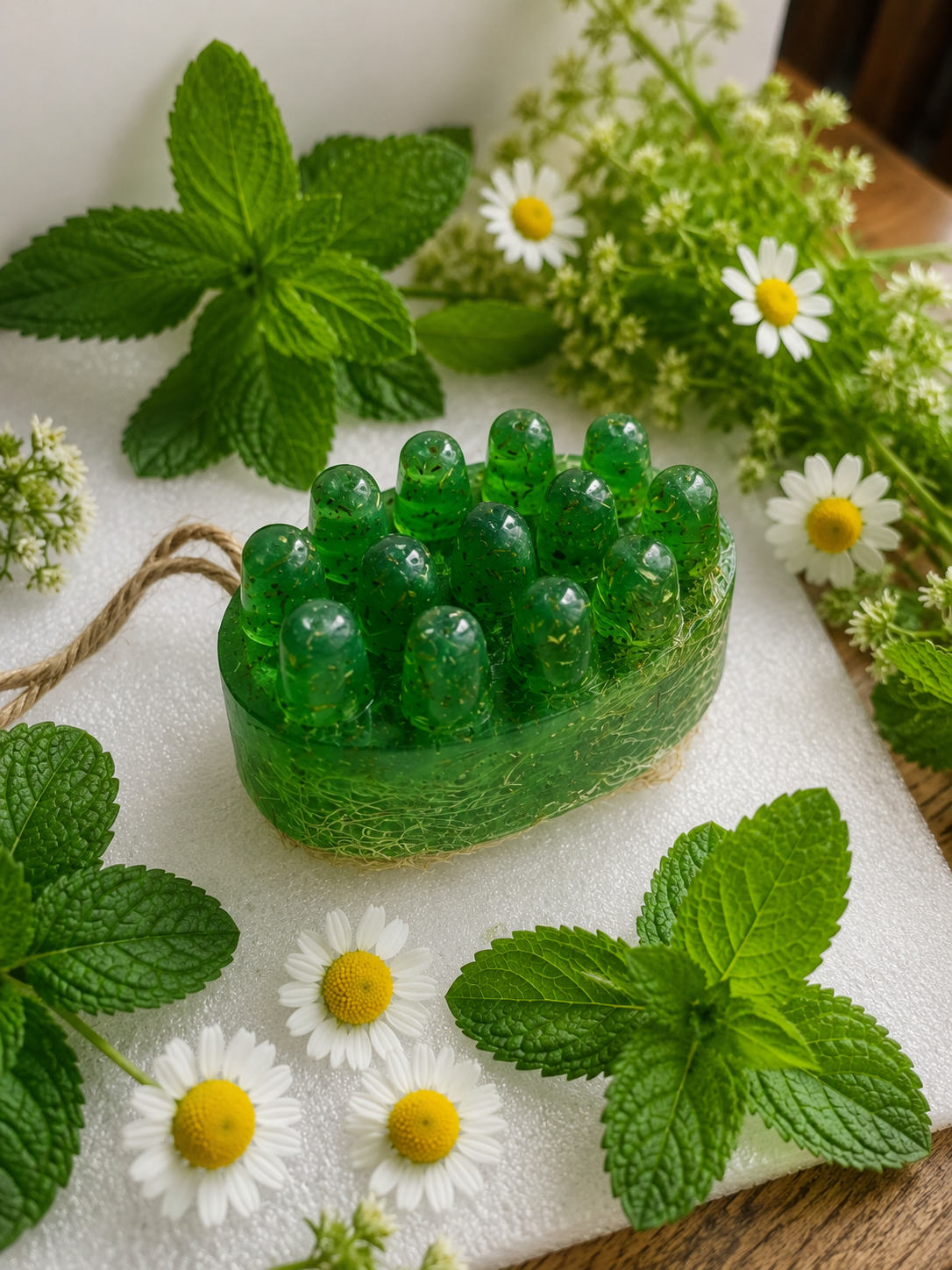 Chamomile & Aloe Loofah Soap